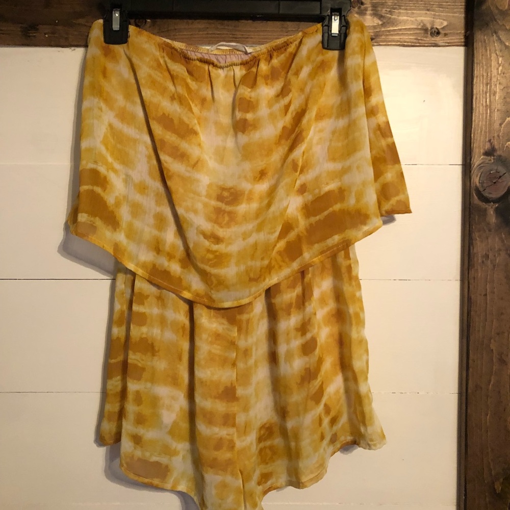 Mustard yellow romper